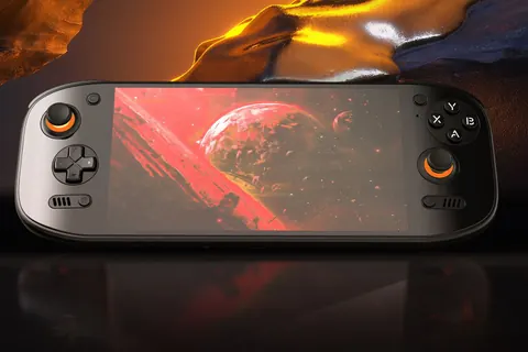 AYN Odin 2 Portal handheld with a 7-inch screen, front view